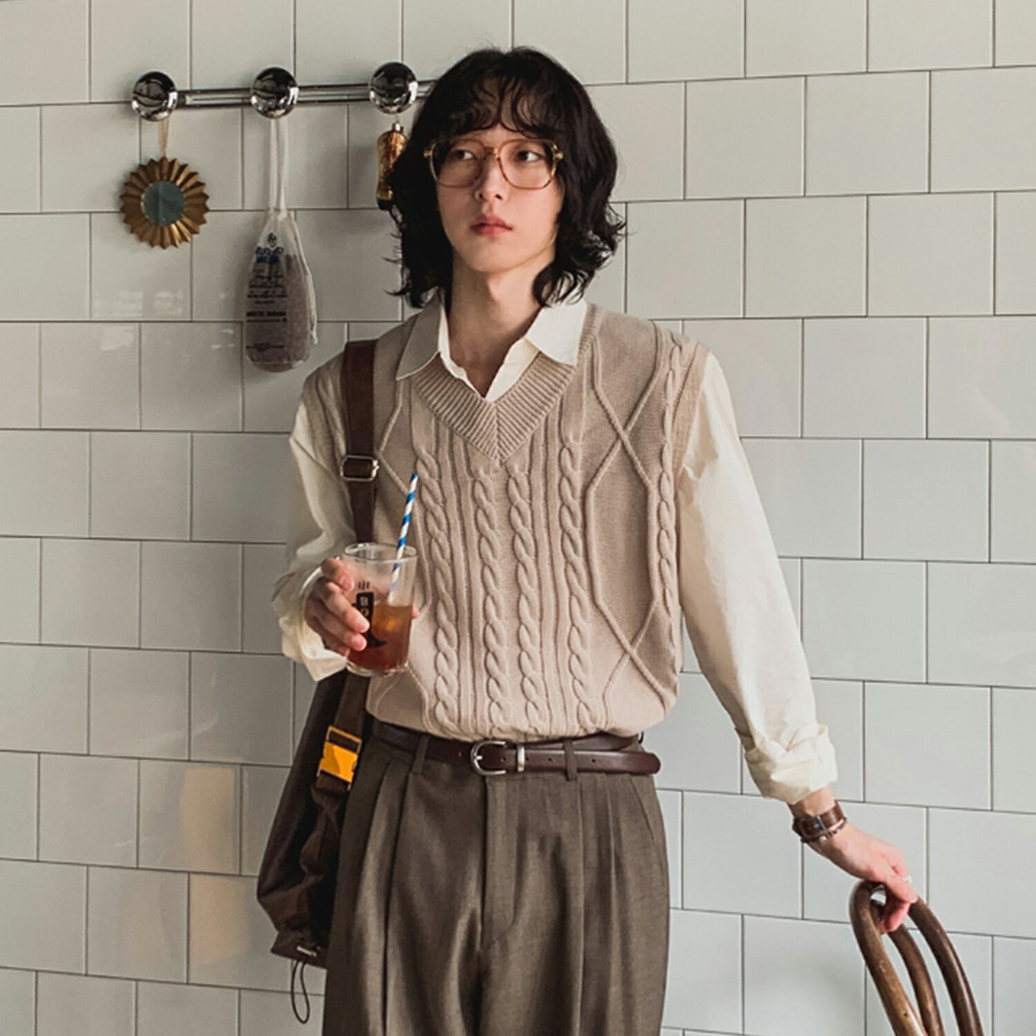【送料無料】ツープラン【2plan】Moss Twist Knit Vest / モーズツイストニットベスト【公式ショップ】