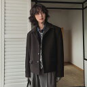 【送料無料】ツープラン【2plan】Rondel Wool Crop Blazer / ロンデルウールクロップブレザー【公式ショップ】