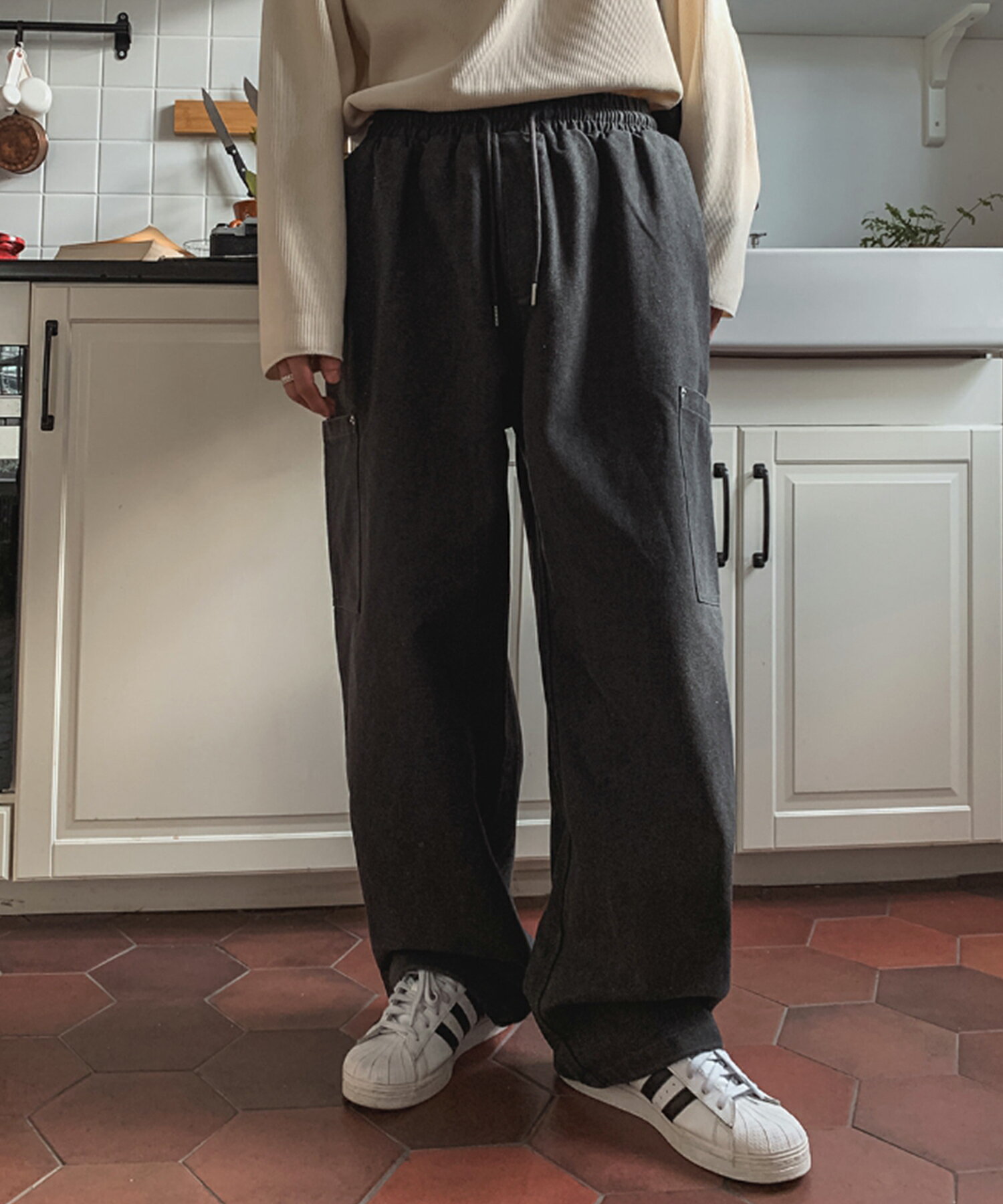 ̵ۥġץ2planSandy Wide Work Pants / ǥ磻ɥѥġڸåס