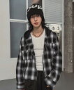 【送料無料】ツープラン【2plan】Philly loose fit checked hoodie jacket / フィリールーズフィットチェックフードジャケ...