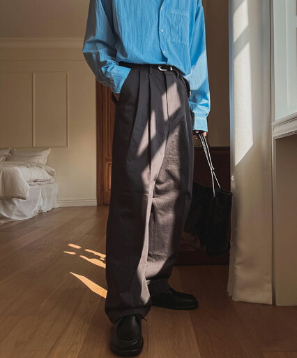 【送料無料】ツープラン【2plan】Low Adjust Cotton Two Tuck Slacks / ローアジャスターコットントゥータックスラックス【公式ショップ】 【送料無料】ツープラン【2plan】Low Adjust Cotton Two Tuck Slacks / ローアジャスターコットントゥータックスラックス【公式ショップ】