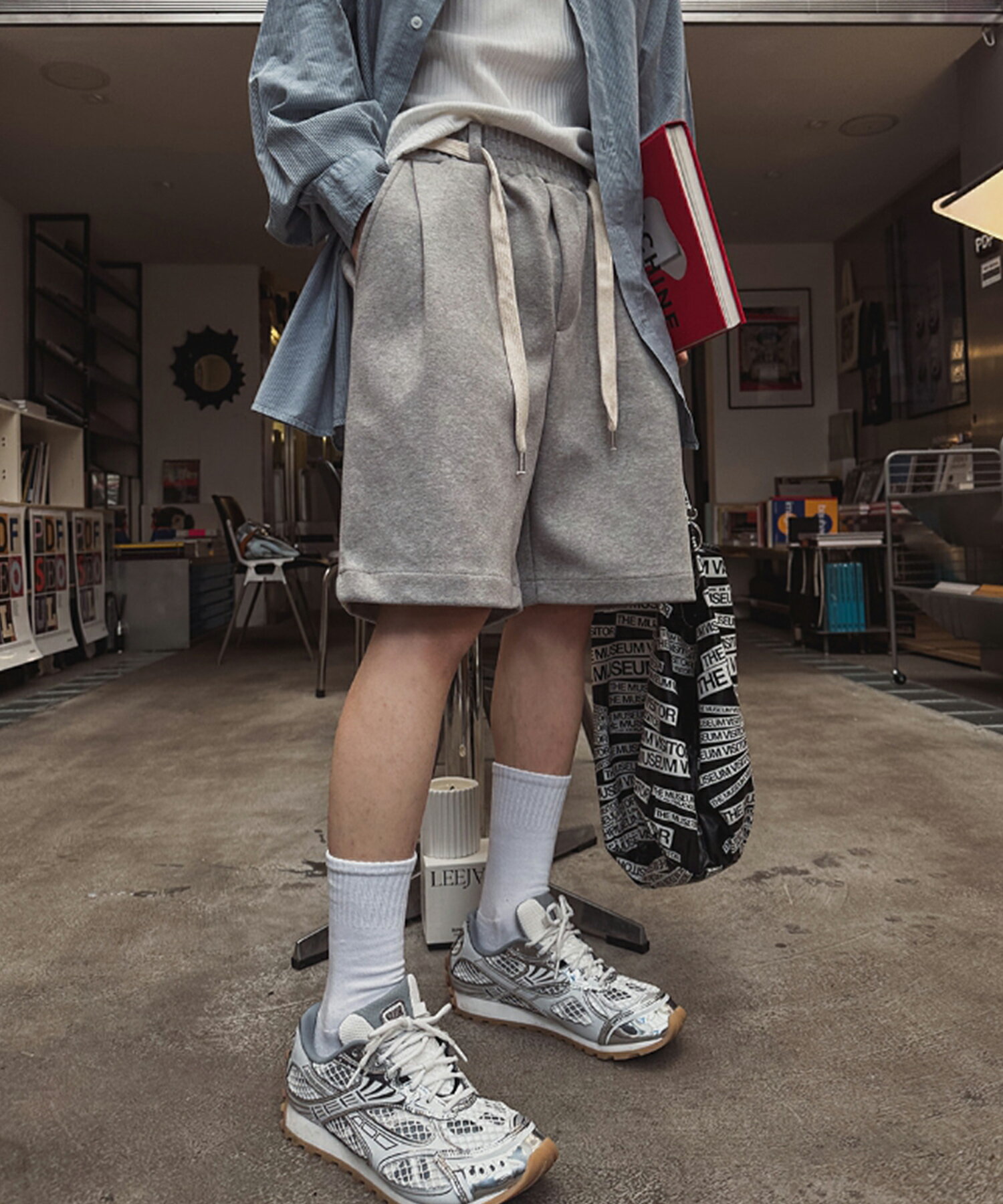 【送料無料】ツープラン【2plan】Arrow Belt Bermuda Sweatpants / アロベルトバミューダスウェットパンツ【公式ショップ】