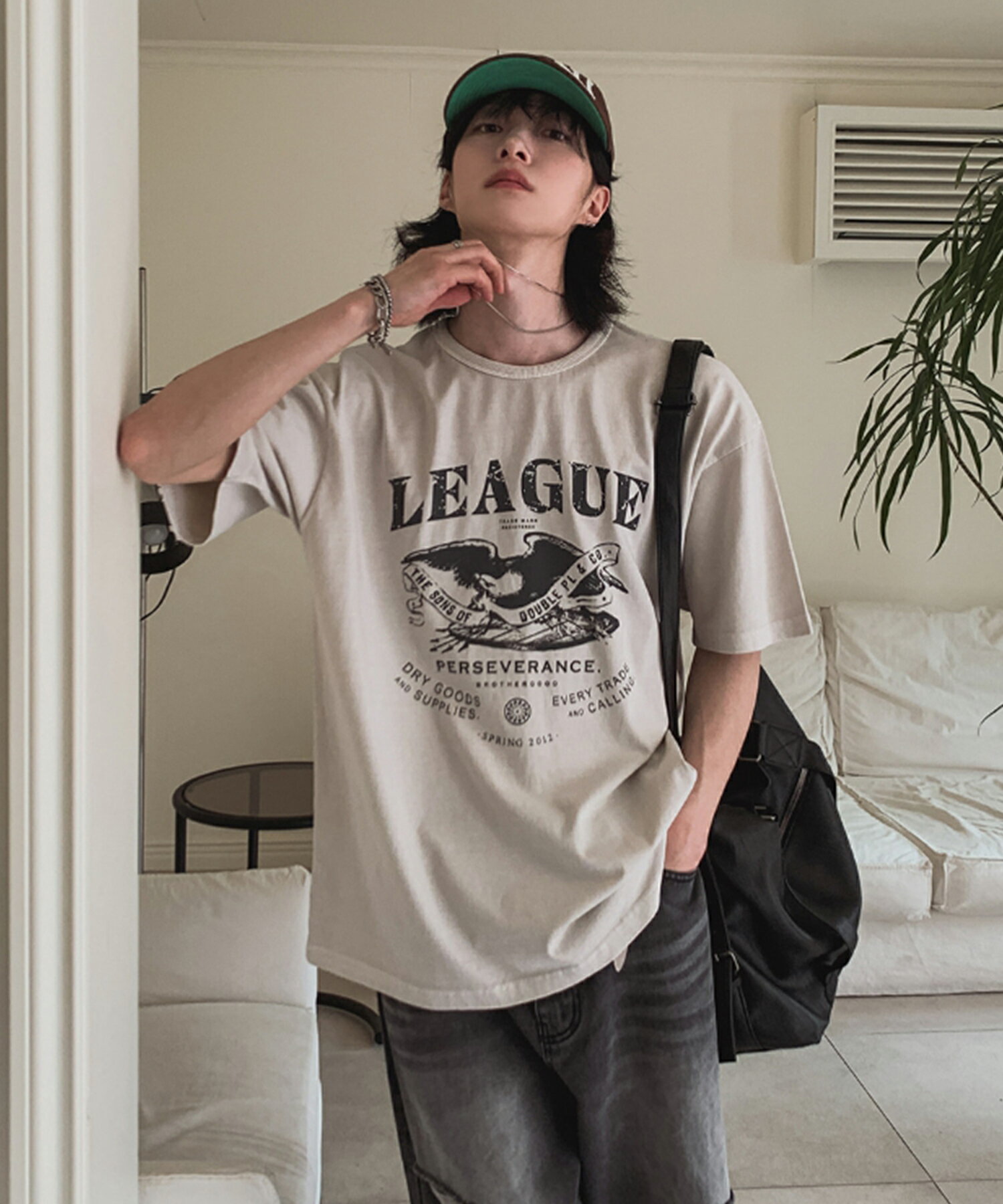 【送料無料】ツープラン【2plan】League Eagles Short Sleeve T-shirt / リーグイーグルス半袖Tシャツ【公式ショップ】
