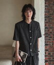 【送料無料】ツープラン【2plan】Lione Tweed Half Jacket / リオーネツイード半袖ジャケット【公式ショップ】