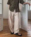 【送料無料】ツープラン【2plan】Onir Linen Wide Slacks / オニールリネンワイドスラックス【公式ショップ】(4)