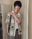 【送料無料】ツープラン【2plan】Clover Crochet Short Sleeve Cardigan / クローバークロシェ半袖カーディガン【公式ショップ】