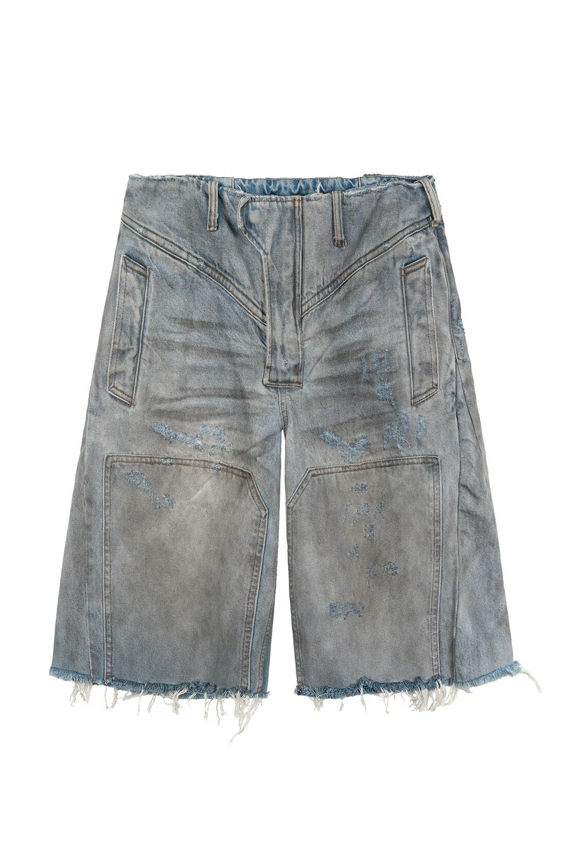 ̵ۥǥ桼DINGYUN ZHANG25SS DISTRESSED DENIM SHORTS / ǥȥ쥹ǥ˥ॷ硼ȥѥ ˽...
