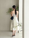 【送料無料】アイアムマリ【I AM MARI】Deflin Stripe Sleeveless One Piece / デフリンボーダーキャミソールワンピース【...