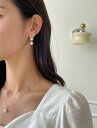 【送料無料】アイアムマリ【I AM MARI】Pellet Pearl Drop Earring / ペレットパールドロップピアス【公式ショップ】