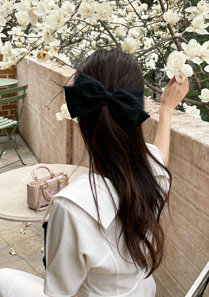 【送料無料】アイアムマリ【I AM MARI】Kamel Jacquard Ribbon Hair Pin / カメルジャカードリボンヘアピン【公式ショップ】