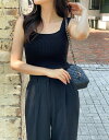 【送料無料】アイアムマリ【I AM MARI】Breen Rib Square Knit Sleeveless / ブリエンリブスクエアニットタンクトップ【公式...