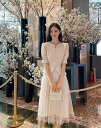 【送料無料】アイアムマリ【I AM MARI】S/S Crete Color Scheme Pleats One Piece / S/Sクリート配色プリーツワン...