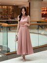 【送料無料】アイアムマリ【I AM MARI】Cheline high neck sleeveless strap long one piece / ツェリンハ...
