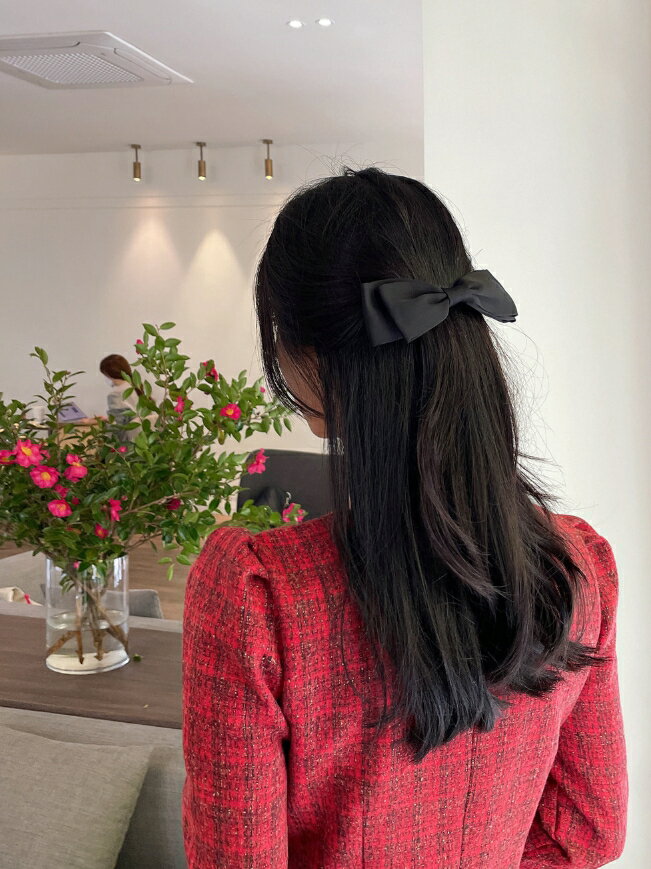 【送料無料】アイアムマリ【I AM MARI】Handmade Satin Ribbon Hair Pin / ハンドメイドサテンリボンヘアピン【公式ショップ】