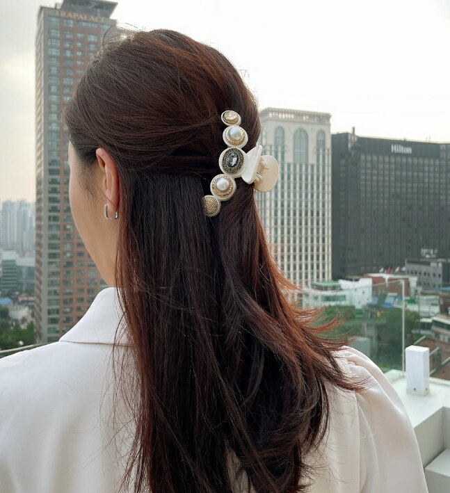 【送料無料】アイアムマリ【I AM MARI】Bullet Handmade Cubic Hairpin / バレットハンドメイドキュービックバンスクリップ【公...