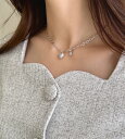 【送料無料】アイアムマリ【I AM MARI】Eleni Heart Cubic Necklace / エレニハートキュービックネックレス【公式ショップ】