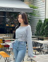 【送料無料】アイアムマリ【I AM MARI】Robei String Crop Sleeveless Knit Set / ロベイストリングクロップキャミソー...