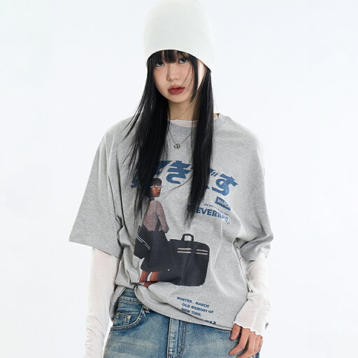 【送料無料】ラウコハウス【Raucohouse】Urban like vintage over t-shirt / アーバンライクヴィンテージオーバーTシャツ 男女兼用【公式ショップ】 【送料無料】ラウコハウス【Raucohouse】Urban like vintage over t-shirt / アーバンライクヴィンテージオーバーTシャツ 男女兼用【公式ショップ】