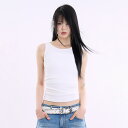 【送料無料 】ラウコハウス【Raucohouse】Zenith ribbed sleeveless top / ゼニス リブ スリーブレス トップ【公式ショップ...