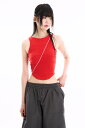 【送料無料】ラウコハウス【Raucohouse】Edge incision cap sleeveless top / エッジ切替キャップタンクトップ【公式ショッ...