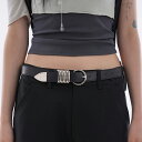 【送料無料】ラウコハウス【Raucohouse】O-ring pin buckle western leather belt / Oリングピンバックル洋革ベルト...