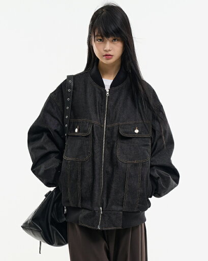 【送料無料】ラウコハウス【Raucohouse】Endric 2-way zip-up denim jacket / エンドリックツーウェイジップアップデニムジャケット 男女兼用【公式ショップ】 【送料無料】ラウコハウス【Raucohouse】Endric 2-way zip-up denim jacket / エンドリックツーウェイジップアップデニムジャケット 男女兼用【公式ショップ】