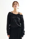 【送料無料】ラウコハウス【Raucohouse】Star off-shoulder sweatshirt / スターオフショルダースウェットシャツ【公式ショップ...