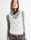 【送料無料】ラウコハウス【Raucohouse】Sheer layered wrap sleeveless / シアーレイヤードラップスリーブレス【公式ショップ...