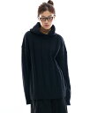 【送料無料】ラウコハウス【Raucohouse】Poulsen ribbed wool hooded knit / ポールセンリブドウールフードニット 男女兼用...