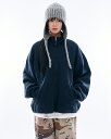 【送料無料】ラウコハウス【Raucohouse】Karma over fleece knit zip-up / カルマオーバーフリースニットジップアップ 男女兼...