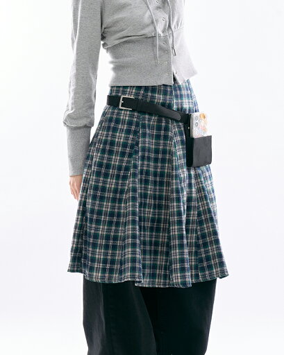 【送料無料】ラウコハウス【Raucohouse】Every flare check skirt / エブリーフレアチェックスカート【公式ショップ】 【送料無料】ラウコハウス【Raucohouse】Every flare check skirt / エブリーフレアチェックスカート【公式ショップ】