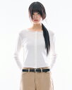 【送料無料】ラウコハウス【Raucohouse】Carmen sheer button cardigan / カルメンシアボタンカーディガン【公式ショップ】(4)