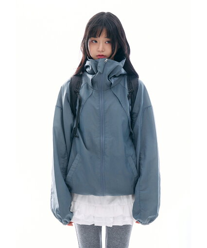 【送料無料】ラウコハウス【Raucohouse】Abara high-neck windbreaker jumper / アバラハイネックウィンドブレーカージャンパー 男女兼用【公式ショップ】 【送料無料】ラウコハウス【Raucohouse】Abara high-neck windbreaker jumper / アバラハイネックウィンドブレーカージャンパー 男女兼用【公式ショップ】