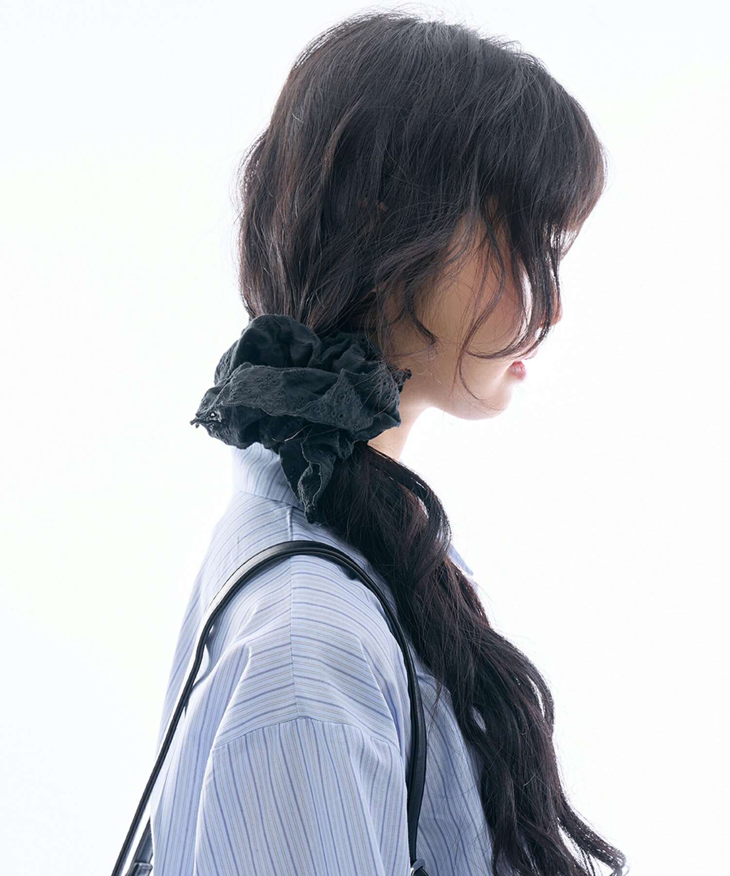 【送料無料】ラウコハウス【Raucohouse】Elvie broderie scrunchie / エルビーブロダリーシュシュ【公式ショップ】