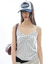 【送料無料】ラウコハウス【Raucohouse】Bear pattern lace sleeveless / ベアパターンレースキャミソール【公式ショップ】