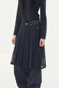 【送料無料】ラウコハウス【Raucohouse】Tressa textured wrap skirt / トレッサテクスチャーラップスカート【公式ショップ】