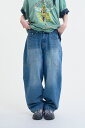 【送料無料】ラウコハウス【Raucohouse】Darnel curved denim pants / ダネルカーブドデニムパンツ【公式ショップ】