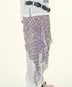 【送料無料】ラウコハウス【Raucohouse】Solane sheer check skirt / ソレインシアーチェックスカート【公式ショップ】