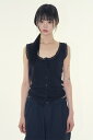【送料無料】ラウコハウス【Raucohouse】Dive pattern lace sleeveless / ダイブパターンレーススリーブレス【公式ショップ】