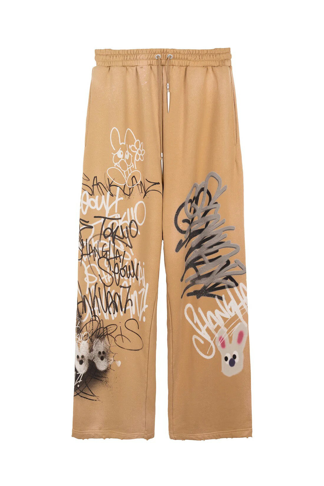 ̵ۥ󥯥󥺡SANKUANZ25SS BUMPY GRAFFITI PRINT RELAXED SWEATPANTS / Хԡեץ...