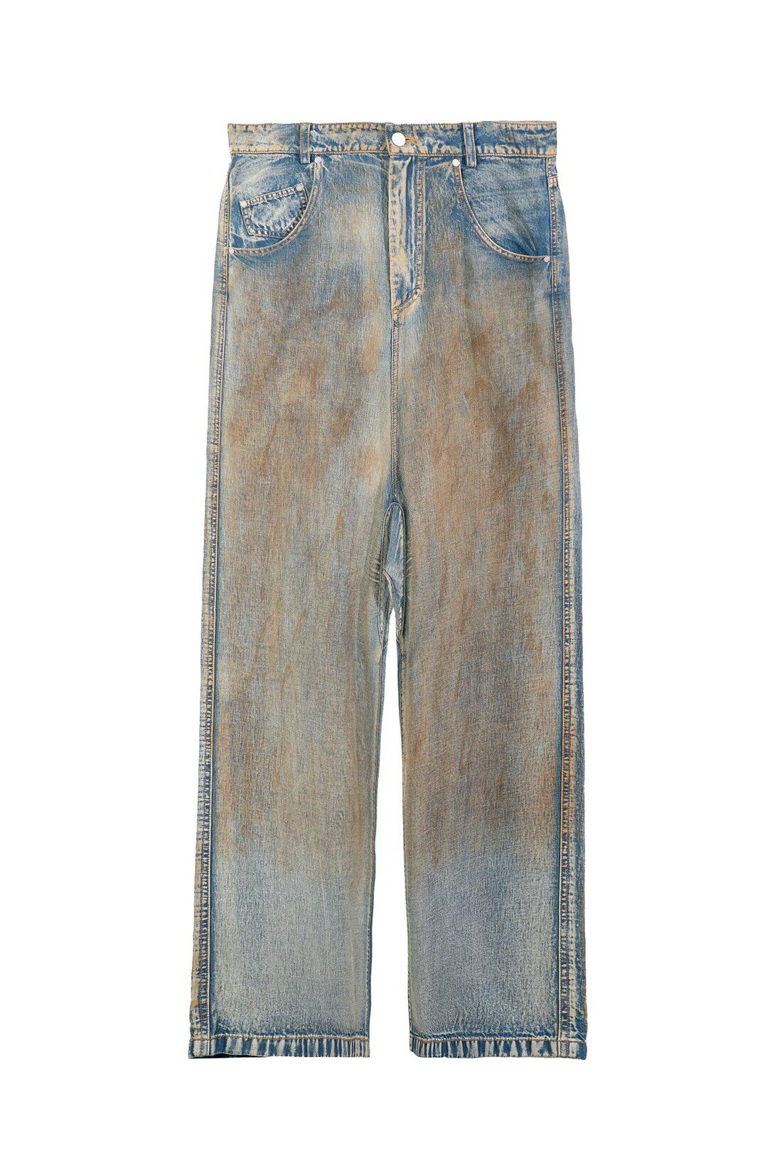 ̵ۥ󥯥󥺡SANKUANZ25SS MUD-DYED DISTRESSED JEANS / ޥåǥȥ쥹 ˽ѡڸ...