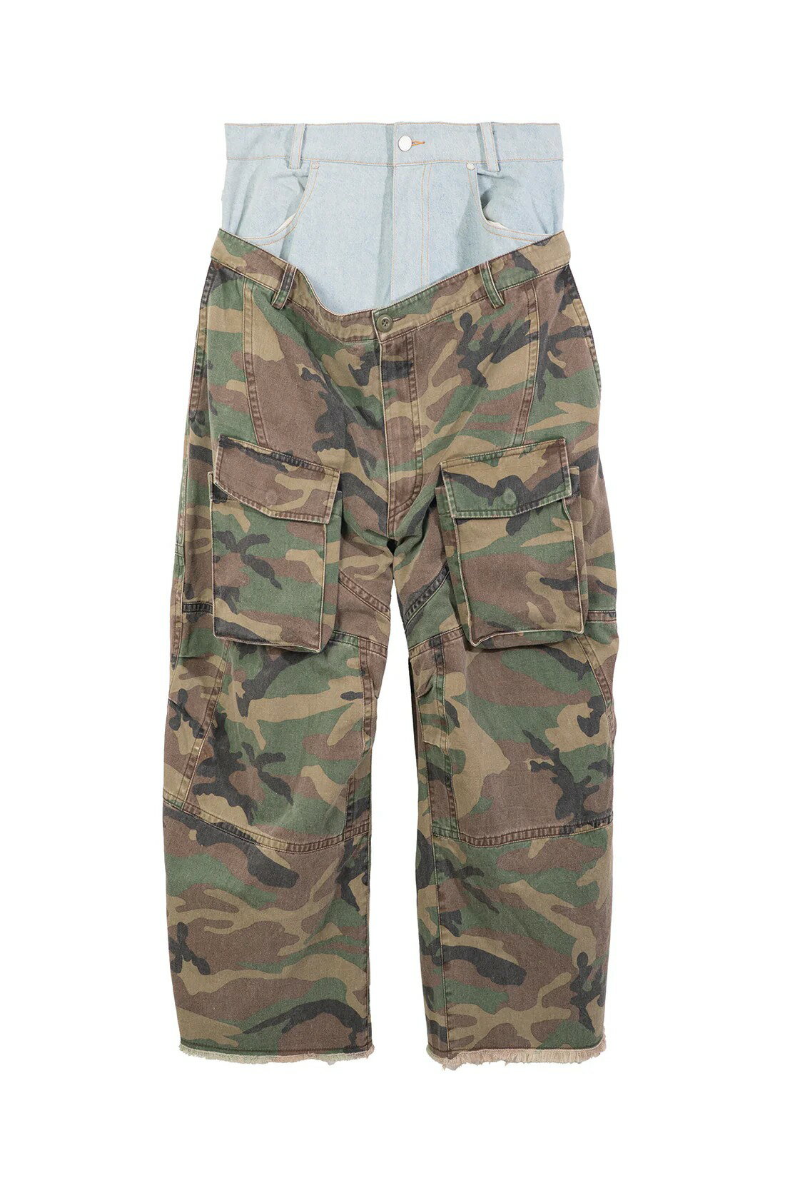 ̵ۥ󥯥󥺡SANKUANZ25SS DOUBLE-LAYER WAIST CROPPED PANTS / ֥쥤䡼ȥåץѥ...