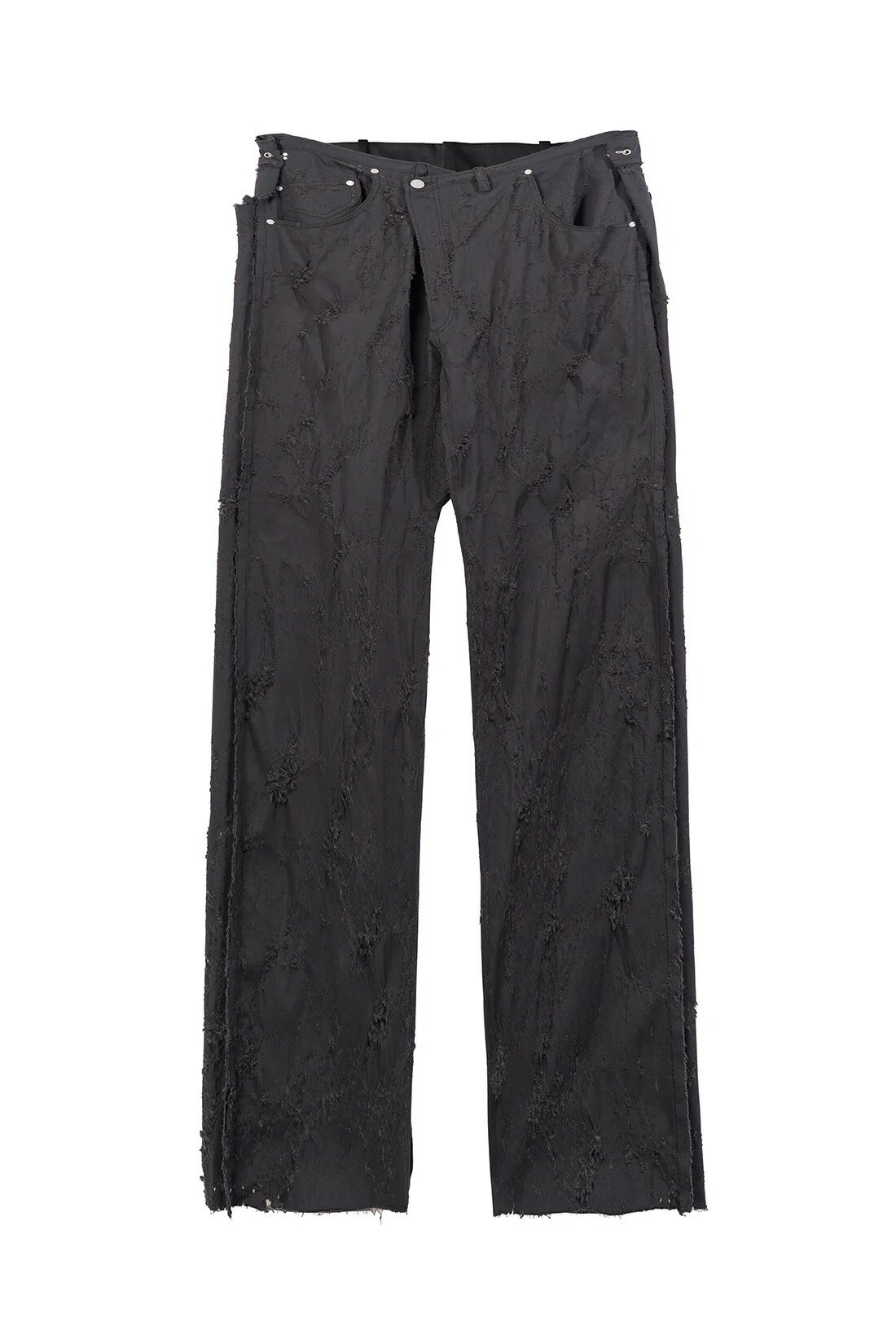 ̵ۥ󥯥󥺡SANKUANZ25SS ASYMMETRICAL STRAIGHT-LEG PANTS / ȥꥫ륹ȥ졼ȥåѥ...