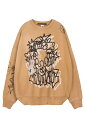 【送料無料】サンクアンズ【SANKUANZ】25SS★ BUMPY GRAFFITI PRINT BLEACHED CREWNECK SWEATSHIRT / ...