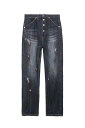 【送料無料】サグクラブ【Thug Club】25SS★ Burn Down Denim Pants / バーンダウンデニムパンツ 男女兼用【公式ショップ】