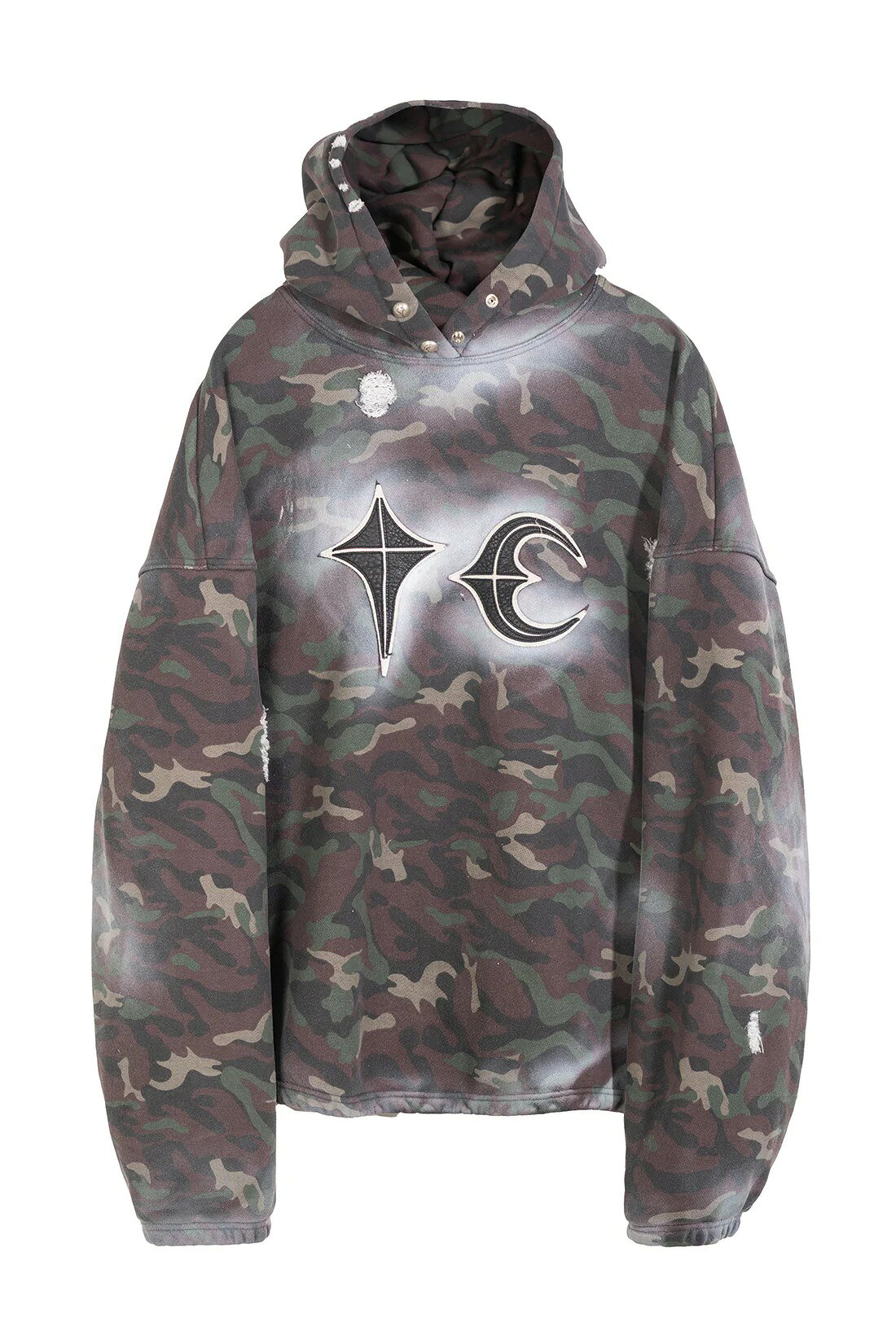 【送料無料】サグクラブ【Thug Club】25SS★ Sprayed Camoflage Rock Hoodie / スプレーカモフラージュロックフーディ 男...
