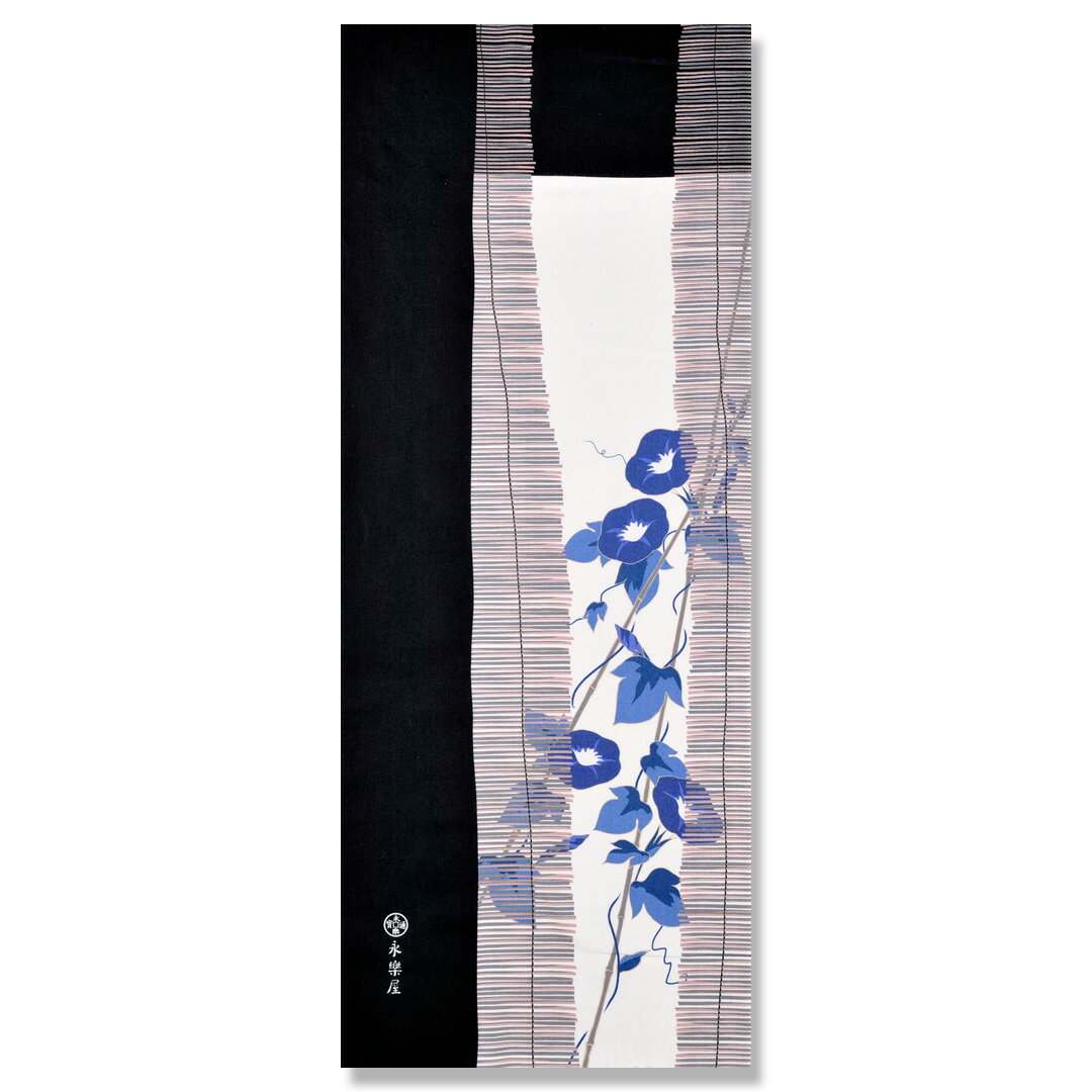 手ぬぐい「すだれ朝顔」