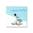てはん「よーすべりますなぁ」(右)