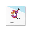 てはん「よーすべりますなぁ」(左)