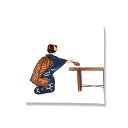 てはん「さぁ一本!」(左)